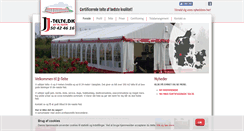 Desktop Screenshot of jj-telte.dk